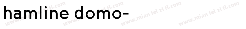 hamline domo字体转换